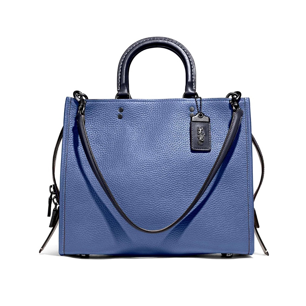 Coach Rogue In Colorblock Pewter/Washed Chambray Multi